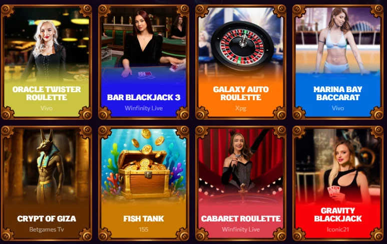 gambleton casino live games